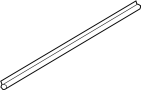 Image of Door Window Belt Weatherstrip (Front, Upper) image for your 2011 Ford F-350 Super Duty  Lariat Extended Cab Pickup Fleetside 
