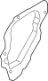 Image of Door Water Deflector image for your 2020 Ford F-150 3.5L EcoBoost V6 A/T 4WD Platinum Crew Cab Pickup Fleetside 