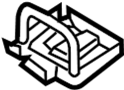Image of Sill. Plate. Clip. Door. Floor. Hook - Tie Down. Retainer. (Rear). A fastener to retain the. image for your 2023 Ford Transit Connect   