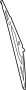 Image of Back Glass Wiper Blade (Rear) image for your 2023 Ford Bronco Sport   