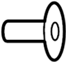 View Retainer. Lamp. Tail. Clip. (Upper, Lower) Full-Sized Product Image
