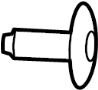 View Retainer. Lamp. Tail. Clip. (Upper, Lower) Full-Sized Product Image