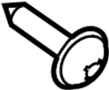 Image of Screw. (Upper). A Screw that is used to. image for your 2009 Ford Expedition   
