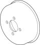 View Engine Water Pump Pulley Full-Sized Product Image