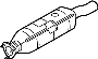 Image of Catalytic Converter image for your 2003 Ford F-250 Super Duty 6.8L Triton V10 M/T RWD XL Crew Cab Pickup Fleetside 