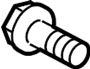 View Rivet. Handle. Door. (Rear) Full-Sized Product Image