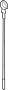 Image of Engine Oil Dipstick image for your 2008 Ford F-150  THE 60TH ANNIVERSARY EDITION Extended Cab Pickup Fleetside 