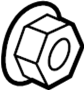 View Seat Belt Receptacle Nut Full-Sized Product Image 1 of 2