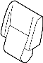 Image of Seat Back Cushion (Rear) image for your 2019 Ford Police Interceptor Utility   