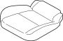 Image of Seat Cushion Foam (Rear) image for your 2006 Ford F-350 Super Duty 6.0L Power-Stroke V8 DIESEL A/T 4WD Lariat Cab & Chassis 