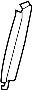 View Door Pillar Post Trim Set (Upper) Full-Sized Product Image 1 of 4