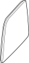 View Door Mirror Glass (Rear) Full-Sized Product Image 1 of 2