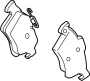 View Disc Brake Pad Set (Rear) Full-Sized Product Image