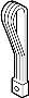 View Liftgate Pull Handle Full-Sized Product Image 1 of 2