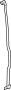 View Door Seal (Rear, Lower) Full-Sized Product Image 1 of 2
