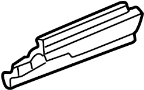 View Rail. Reinforcement. (Front, Rear) Full-Sized Product Image 1 of 3