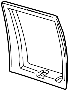 View Door Window Molding (Rear) Full-Sized Product Image 1 of 2