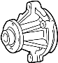 Image of Engine Water Pump image for your 2001 Mercury Villager   