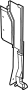 View Radiator Support Air Deflector (Front, Lower) Full-Sized Product Image