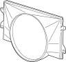 View Engine Cooling Fan Shroud (Upper) Full-Sized Product Image 1 of 2