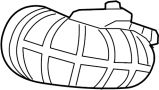 View Engine Air Intake Hose Full-Sized Product Image 1 of 3