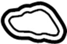 View Gasket. Housing. (Lower) Full-Sized Product Image