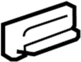 Image of Grille. Air. Vent. An opening in the. image for your 2023 Ford F-150 2.7L EcoBoost V6 A/T 4WD XLT Crew Cab Pickup Fleetside 