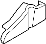 Image of Cover. (Rear). A decor piece for a seat. image for your 2014 Ford F-150 5.0L V8 FLEX A/T RWD STX Extended Cab Pickup Fleetside 