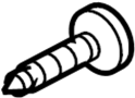View Bumper Cover Screw (Lower) Full-Sized Product Image
