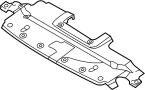 Image of Radiator Support Access Cover (Rear, Upper, Lower). Radiator Support Access. image for your 2020 Ford F-150 3.0L Power-Stroke V6 DIESEL A/T RWD Lariat Crew Cab Pickup Fleetside 