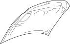 Image of Hood Panel image for your 2013 Ford F-250 Super Duty  Lariat Crew Cab Pickup Fleetside 