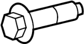 View Suspension Shock Absorber Bolt (Lower) Full-Sized Product Image