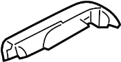 Image of Roof Rack Cover (Rear) image for your 2009 Ford Expedition  XLT Sport Utility 