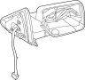 Image of Door Mirror (Rear) image for your 2019 Ford F-150 3.3L Duratec V6 FLEX A/T 4WD XL Standard Cab Pickup Fleetside 