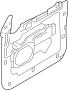 Image of Door Water Deflector image for your 2020 Ford F-150 3.5L EcoBoost V6 A/T 4WD Platinum Crew Cab Pickup Fleetside 