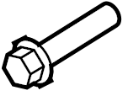 Image of Bolt. Arm. Control. (Rear, Upper, Lower). A fastener used to. image for your 2009 Ford F-150 5.4L Triton V8 FLEX A/T RWD XLT Standard Cab Pickup Fleetside 