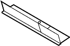 Image of Trunk Trim Panel (Rear) image for your 2023 Ford F-150 2.7L EcoBoost V6 A/T 4WD XLT Crew Cab Pickup Fleetside 