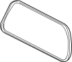 Image of Back Glass Weatherstrip (Upper) image for your 2012 Ford Expedition   