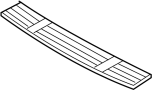 Image of Bumper Step Pad (Lower) image for your 2022 Ford F-150 3.5L PowerBoost V6 FULL HYBRID EV-GAS (FHEV) A/T RWD XLT Extended Cab Pickup Fleetside 