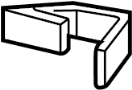 View Instrument Panel Air Duct Seal (Lower) Full-Sized Product Image