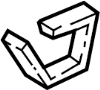 View Seal. Outlet. Duct. (Rear, Upper) Full-Sized Product Image