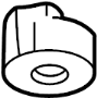 View Shield. Suspension. Boot. Control Arm Cover. Shock Absorber Bellows. (Lower) Full-Sized Product Image