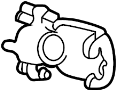 View Caliper Assembly - Brake - LESS Pad.  Full-Sized Product Image 1 of 3
