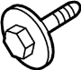 Image of Bolt. Bracket. (Upper, Lower). A threaded rod with a. image