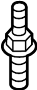 View Ignition Coil Bolt. Stud.  Full-Sized Product Image