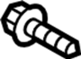 Image of Bolt. Shield. (Front). A threaded rod with a. image for your 2021 Ford F-150 5.0L V8 FLEX A/T 4WD XL Extended Cab Pickup Fleetside 