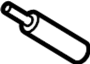Image of Interior Grab Bar Bolt image for your 2020 Ford Ranger 2.3L EcoBoost A/T RWD XLT Extended Cab Pickup Fleetside 