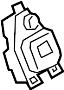 Image of LEVER ASSEMBLY - MIRROR CONTROL. Mirror switch. image for your 2001 Ford F-350 Super Duty 7.3L Power-Stroke V8 DIESEL M/T 4WD XLT Crew Cab Pickup 