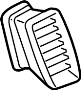 Image of Dashboard Air Vent image for your 2012 Ford F-250 Super Duty 6.2L V8 FLEX A/T 4WD XL Crew Cab Pickup Fleetside 