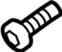 Image of Seat Belt Lap and Shoulder Belt Bolt (Upper) image for your 2019 Ford Transit-350   